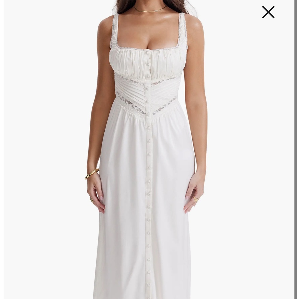 HOUSE OF CB ILLIANA SILK MAXI DRESS